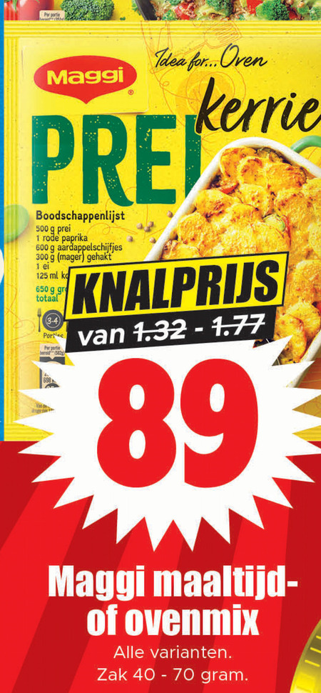 Maggi   maaltijdmix folder aanbieding bij  Dirk - details