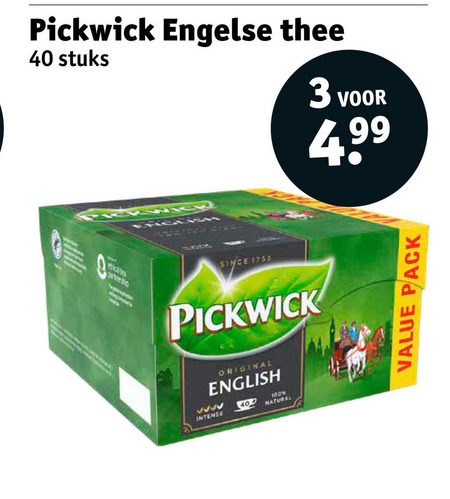 Pickwick   thee folder aanbieding bij  Kruidvat - details