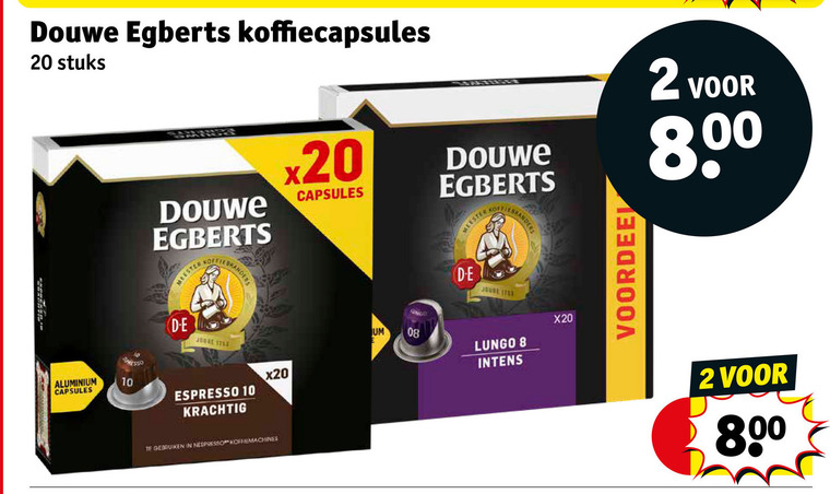 Douwe Egberts   koffiecups folder aanbieding bij  Kruidvat - details