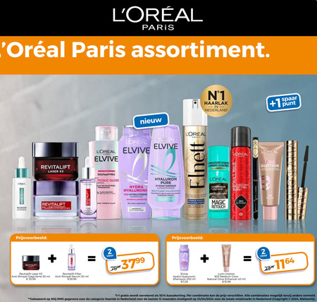 L Oreal   conditioner, haarserum folder aanbieding bij  Trekpleister - details