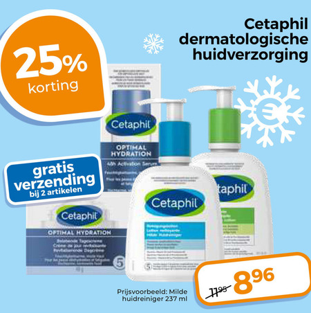 Cetaphil   dagcreme folder aanbieding bij  Trekpleister - details