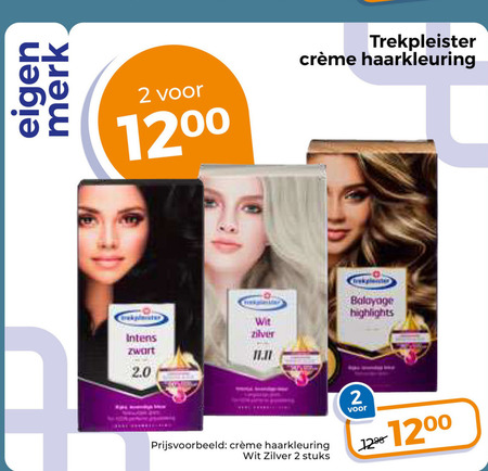 Trekpleister Huismerk   haarkleuring folder aanbieding bij  Trekpleister - details