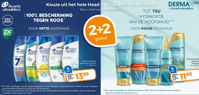 Head and Shoulders   shampoo folder aanbieding bij  Trekpleister - details