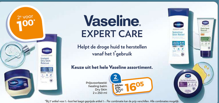 Vaseline   handcreme folder aanbieding bij  Trekpleister - details