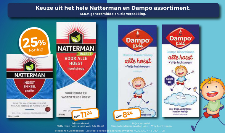 Natterman   hoestsiroop folder aanbieding bij  Trekpleister - details