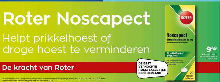 Roter   hoestsiroop folder aanbieding bij  Trekpleister - details