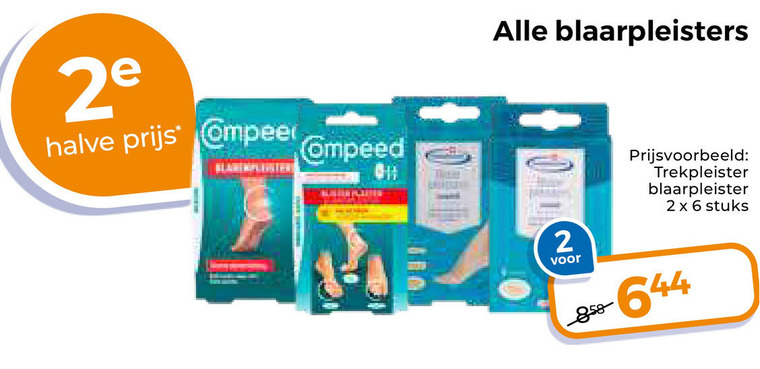 Compeed   blaarpleisters folder aanbieding bij  Trekpleister - details