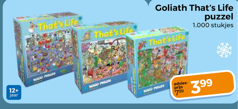 Goliath   legpuzzel folder aanbieding bij  Trekpleister - details