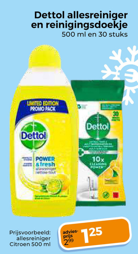 Dettol   allesreiniger folder aanbieding bij  Trekpleister - details