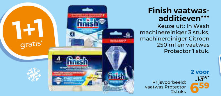 Finish   vaatwasmachinereiniger folder aanbieding bij  Trekpleister - details