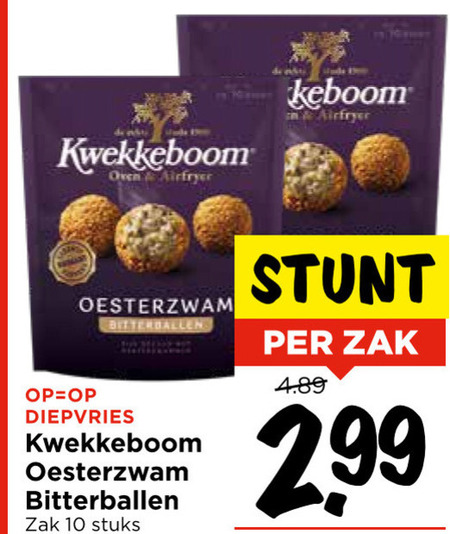 Kwekkeboom   bitterballen folder aanbieding bij  Vomar - details