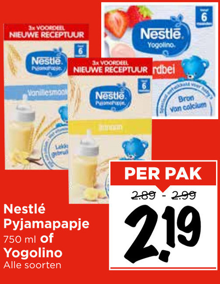 Nestle   babyvoeding folder aanbieding bij  Vomar - details