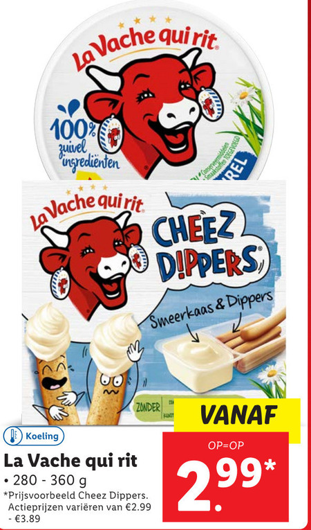 La Vache Qui Rit   kaassnacks, smeerkaas folder aanbieding bij  Lidl - details