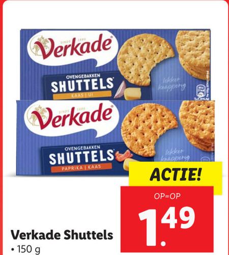 Verkade   zoutje folder aanbieding bij  Lidl - details