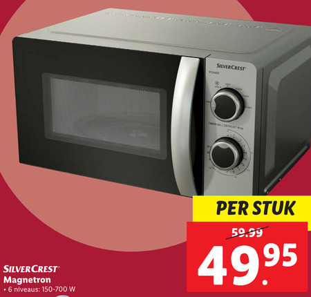 SilverCrest   magnetron folder aanbieding bij  Lidl - details