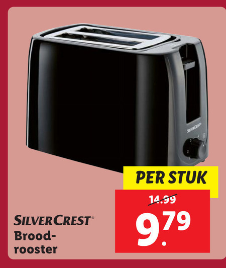 SilverCrest   broodrooster folder aanbieding bij  Lidl - details