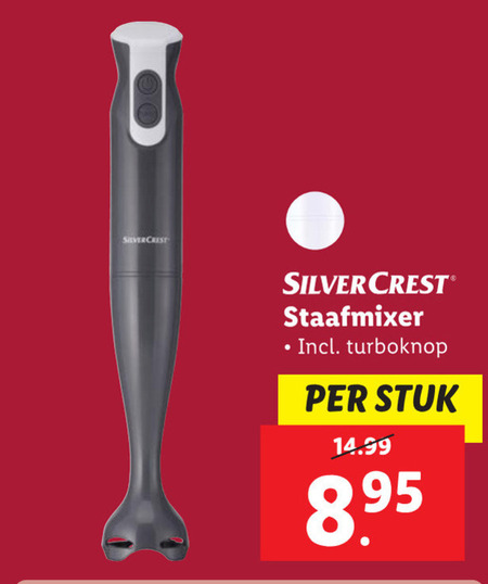 SilverCrest   staafmixer folder aanbieding bij  Lidl - details