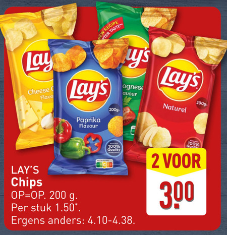 Lays   chips folder aanbieding bij  Aldi - details