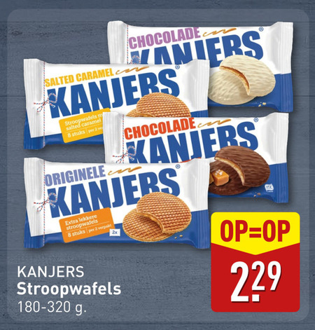 Kanjers   stroopwafels folder aanbieding bij  Aldi - details