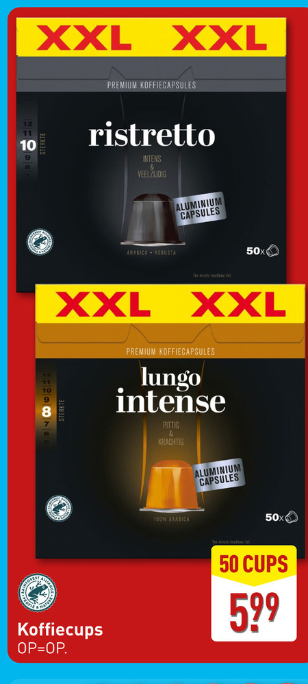 Moreno   koffiecups folder aanbieding bij  Aldi - details