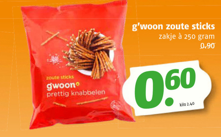 Gwoon   zoutje folder aanbieding bij  Poiesz - details