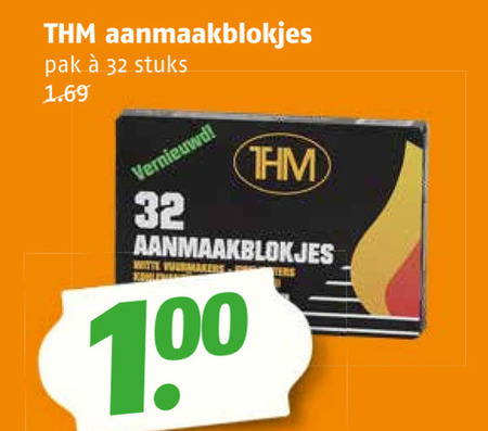 THM   aanmaakblokjes folder aanbieding bij  Poiesz - details