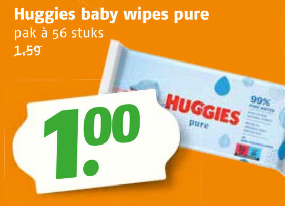 Huggies   billendoekjes folder aanbieding bij  Poiesz - details