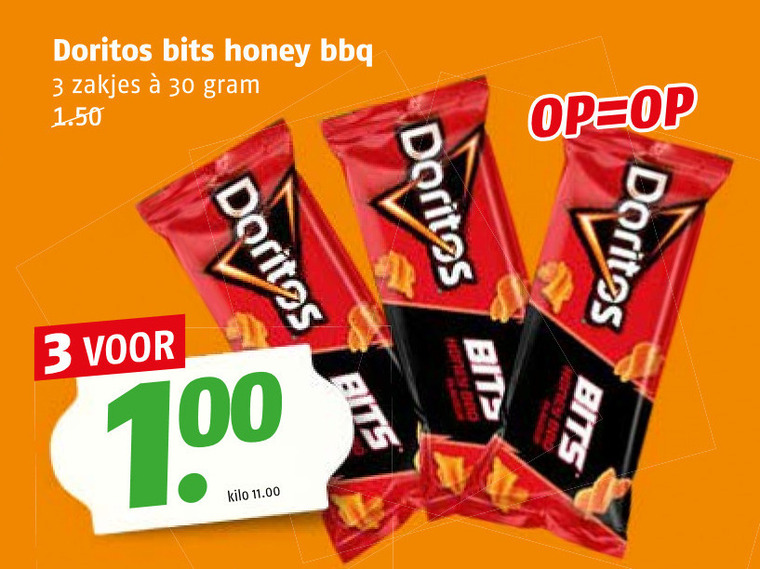 Doritos   zoutje folder aanbieding bij  Poiesz - details