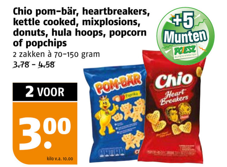 Chio   zoutje folder aanbieding bij  Poiesz - details