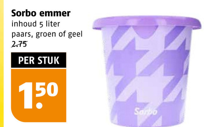 Sorbo   emmer folder aanbieding bij  Poiesz - details