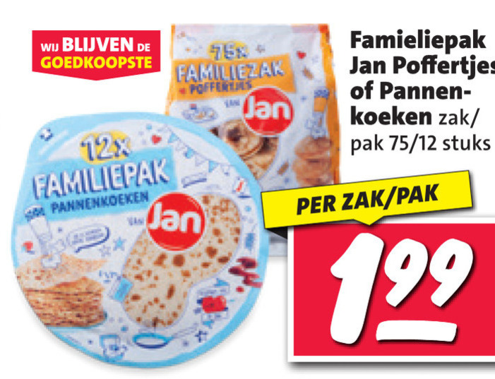 Jan   poffertjes, pannenkoek folder aanbieding bij  Nettorama - details