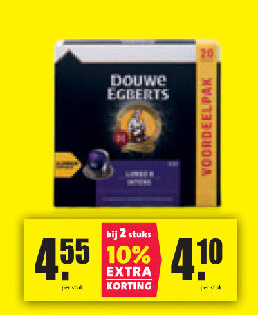 Douwe Egberts   koffiecups folder aanbieding bij  Nettorama - details