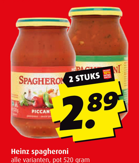 Spagheroni   pastasaus folder aanbieding bij  Boni - details