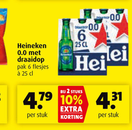 Heineken   alcoholvrij bier folder aanbieding bij  Boni - details