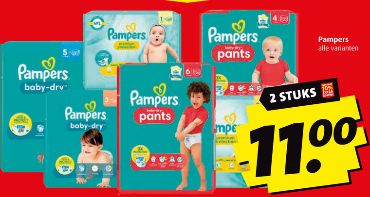 Pampers   luierbroekjes, luiers folder aanbieding bij  Boni - details