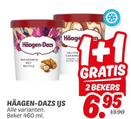 Haagen-Dazs   ijsspecialiteit folder aanbieding bij  Dekamarkt - details