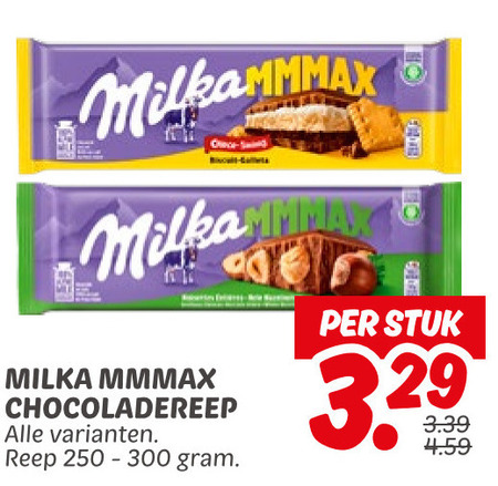 Milka   chocolade folder aanbieding bij  Dekamarkt - details