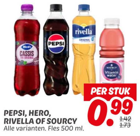 Pepsi   cola, frisdrank folder aanbieding bij  Dekamarkt - details