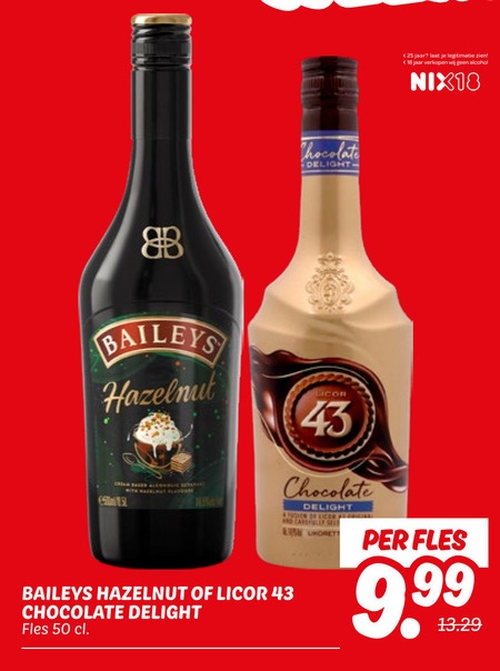 Baileys   likeur folder aanbieding bij  Dekamarkt - details