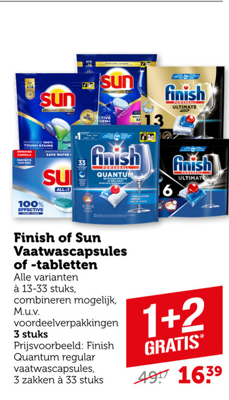 Finish   vaatwasmiddel folder aanbieding bij  Coop - details