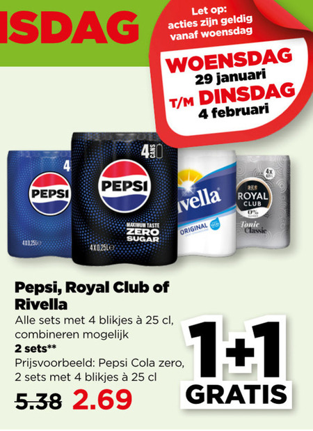 Rivella   frisdrank, cola folder aanbieding bij  Plus - details