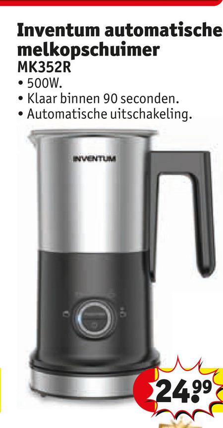 Inventum   melkopschuimer folder aanbieding bij  Kruidvat - details