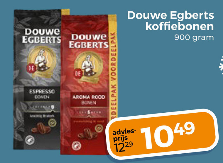 Douwe Egberts   koffiebonen folder aanbieding bij  Trekpleister - details