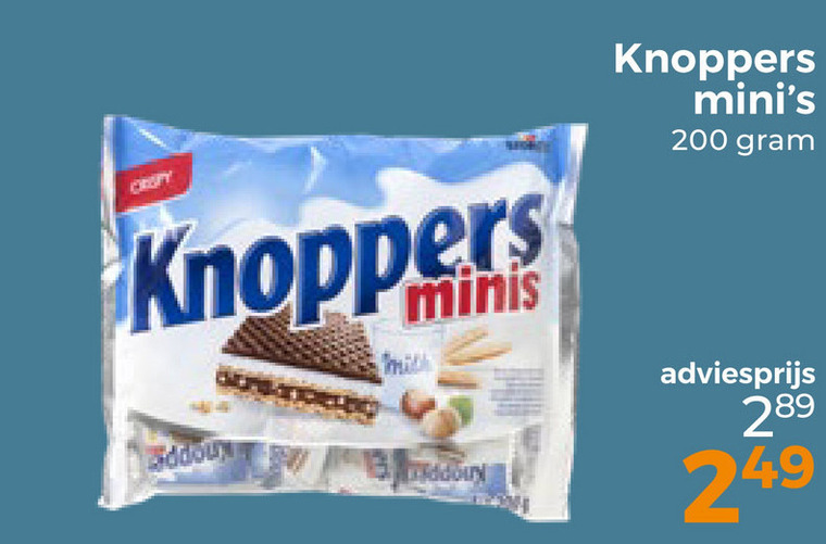 Knoppers   wafels folder aanbieding bij  Trekpleister - details