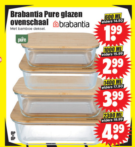 Brabantia   ovenschaal folder aanbieding bij  Dirk - details