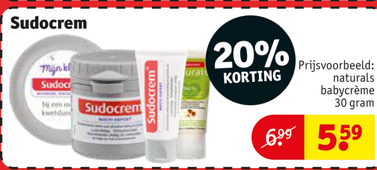 Sudocrem   babyzalf folder aanbieding bij  Kruidvat - details