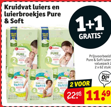 Kruidvat Huismerk   luiers, luierbroekjes folder aanbieding bij  Kruidvat - details