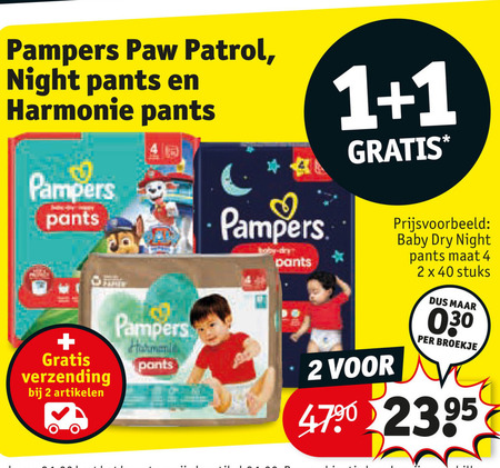 Pampers   luierbroekjes folder aanbieding bij  Kruidvat - details