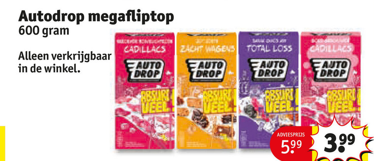 Autodrop   snoep folder aanbieding bij  Kruidvat - details