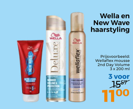 Wella   hairspray folder aanbieding bij  Trekpleister - details